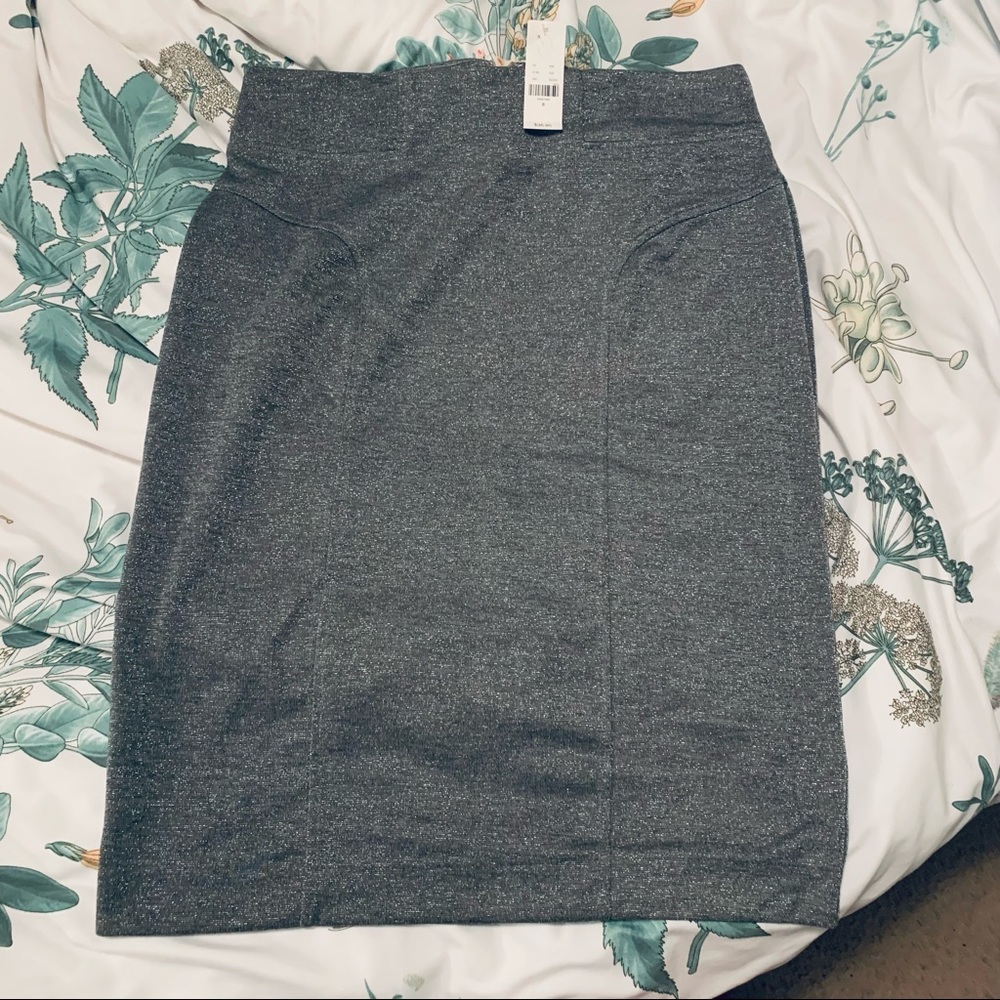 NY&Co NWT Metallic Pencil Skirt